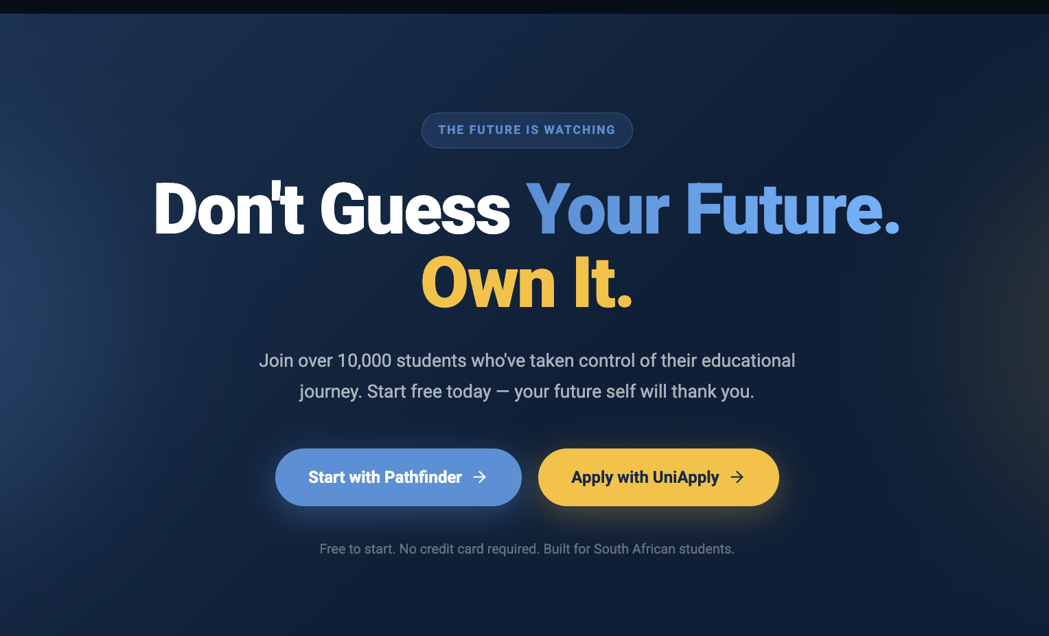 BridgeApp — Don't Guess Your Future
